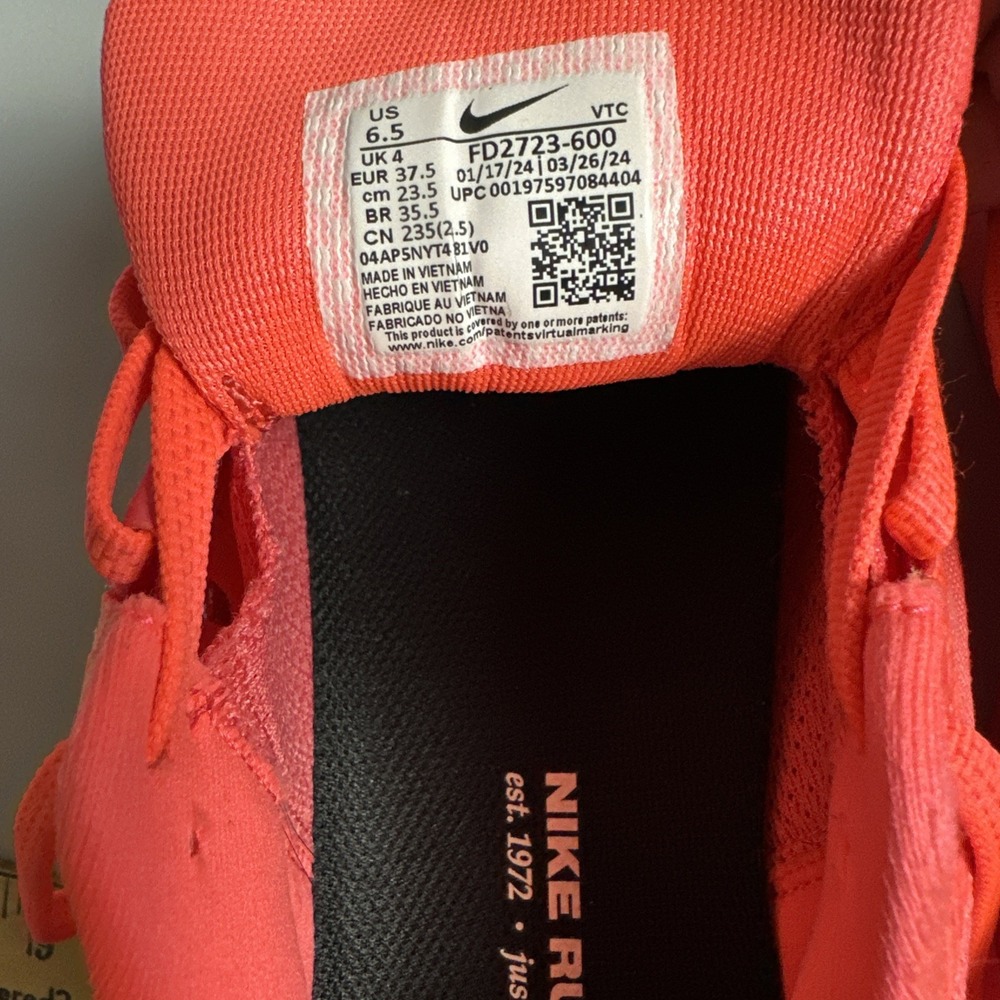 Nike Air Zoom Pegasus 41 Women's 6.5 Running Shoes Hot Pink Gym Training Workout - Picture 9 of 9